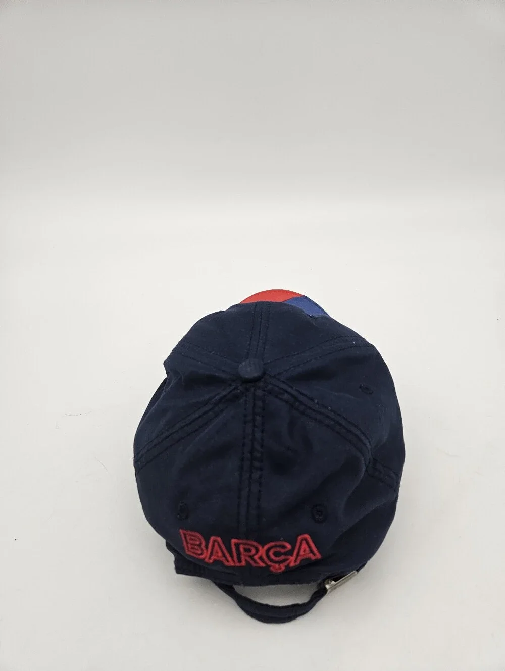 FC Barcelon Youth hook and loop cap hat blue and red